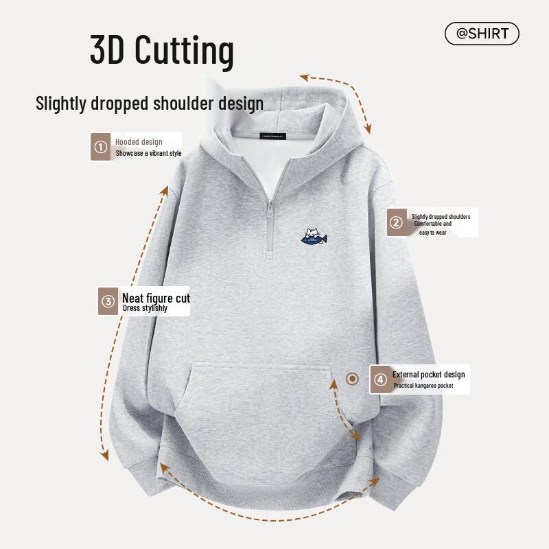 Mark Fairwhale Half-Zip Hooded Sweatshirt