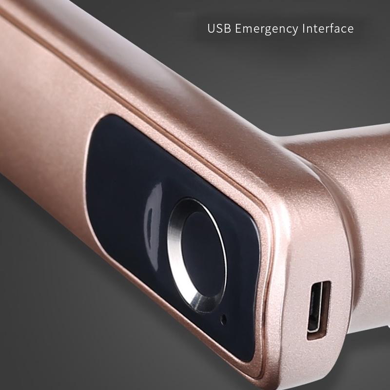 Dual Mode USB Rechargeable Fingerprint Door Lock Security Biometric Handle Lock Electronic Smart Lock for Apartment NEW