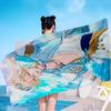 Game H-Honkais Star Rail aventurine Microfiber Printed Beach Towel Mountain Climbing Beach Swimming Running Absorbent Soft Towel