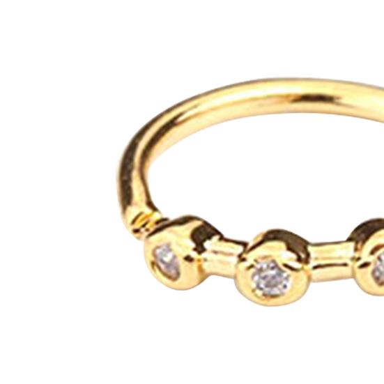 Exquisite Nose Piercing All-match Copper Creative Cartilage Tragus Nose Ring for Women
