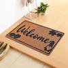 Door Mat Letter Print Water-absorbent Carpet Bedroom Living Room Christmas Welcome Mat Household