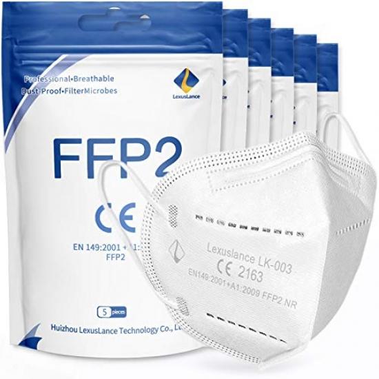 Masques FFP2 NR Sachet De 5 Pièces