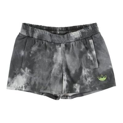 Originals Loose Tie-Dye Print Straight Leg Casual Shorts Women Shorts Black GE5252