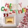 Christmas Candy English Letter Balloon Aluminum Film Balloon Banner  Balloon Arrangement