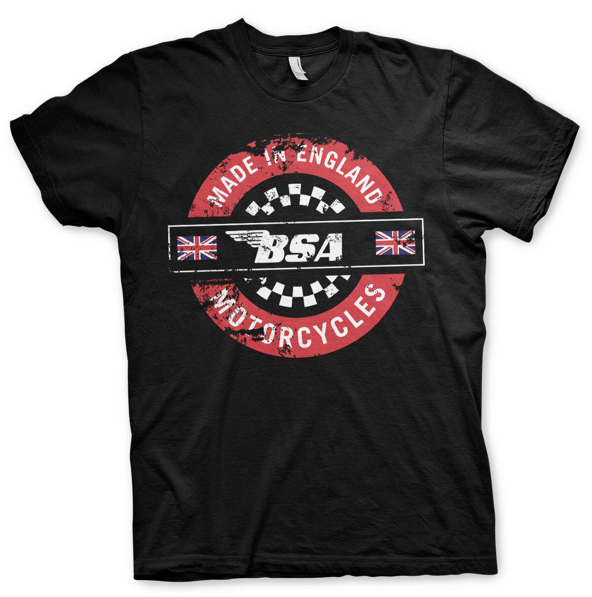 BSA Motor Cycles Made IN England Official Merchandise T-shirt MLXL New L