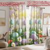 2D flat Photography Backdrop Background Banner Easter Eggs in Garden 100% Polyester Festive Holiday Perfect for Suitable for