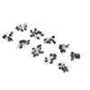 200Pcs Black Power Transistor Set 10 Values Low Power Consumption Transistor Kit BC327‑BC558