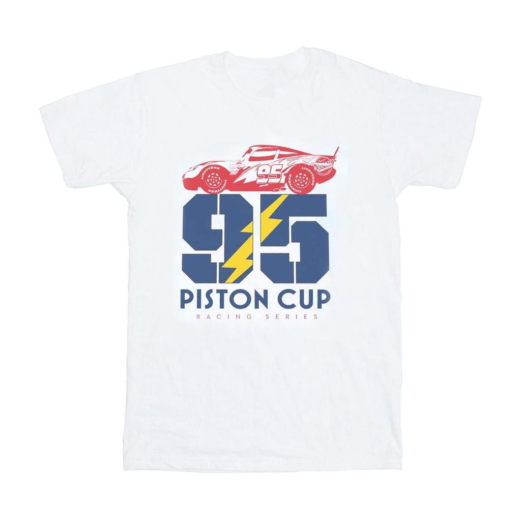 Disney Womens/Ladies Cars Piston Cup 95 Cotton Boyfriend T-Shirt