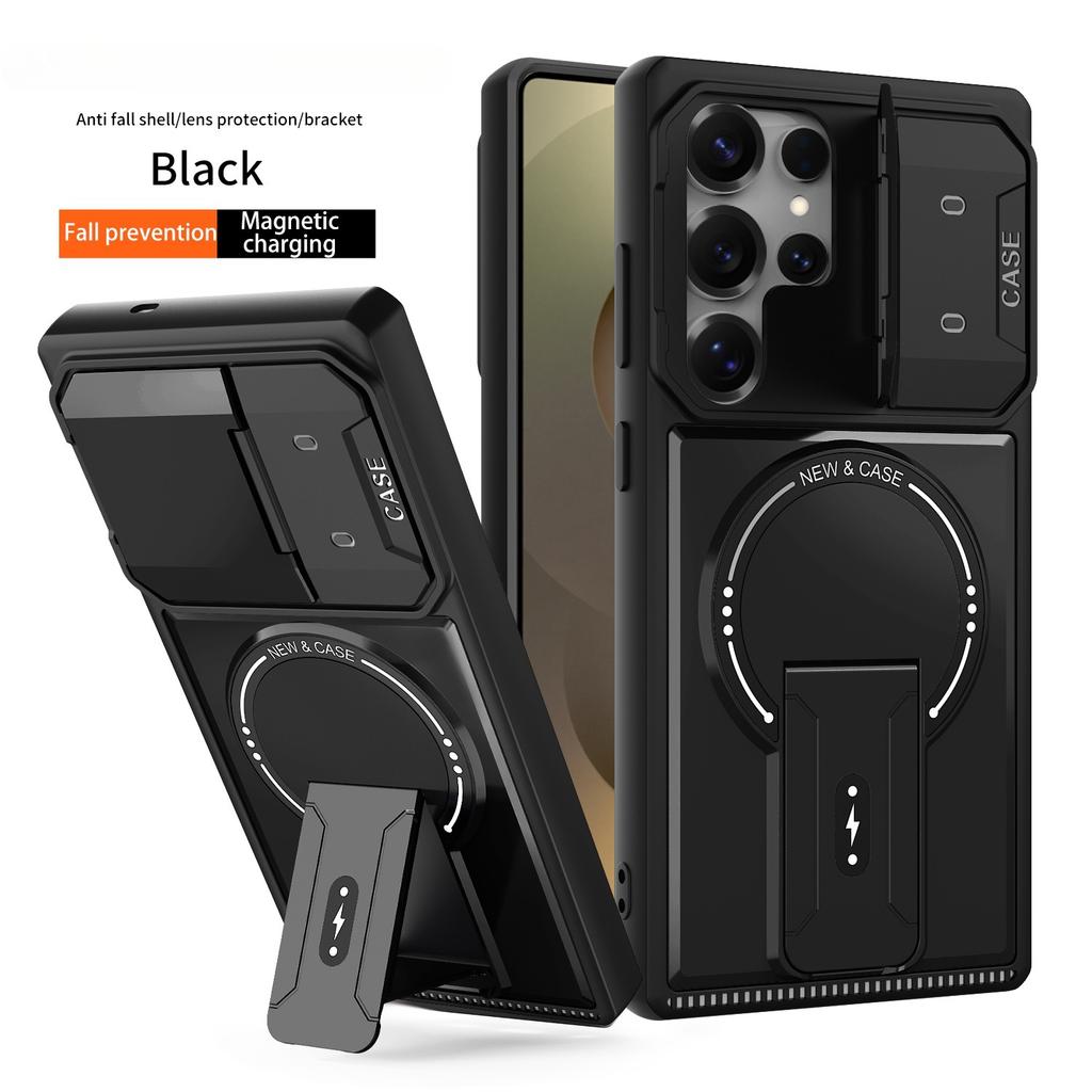 For Samsung Galaxy S25 S24 Plus S23 S22 Ultra A05 A05S A15 A35 A55 A06 A16 A26 A36 A07 A17 Cover Magnetic Bracket for Phone Case