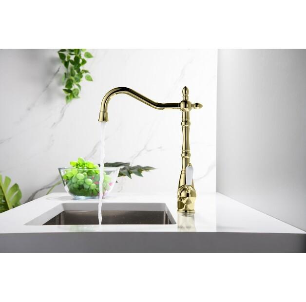 Смеситель Blue Water Saxo золото