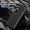 For Samsung Galaxy Z Fold4 5G Case Foldable Kickstand Leather Anti-Drop Phone Protective Cover