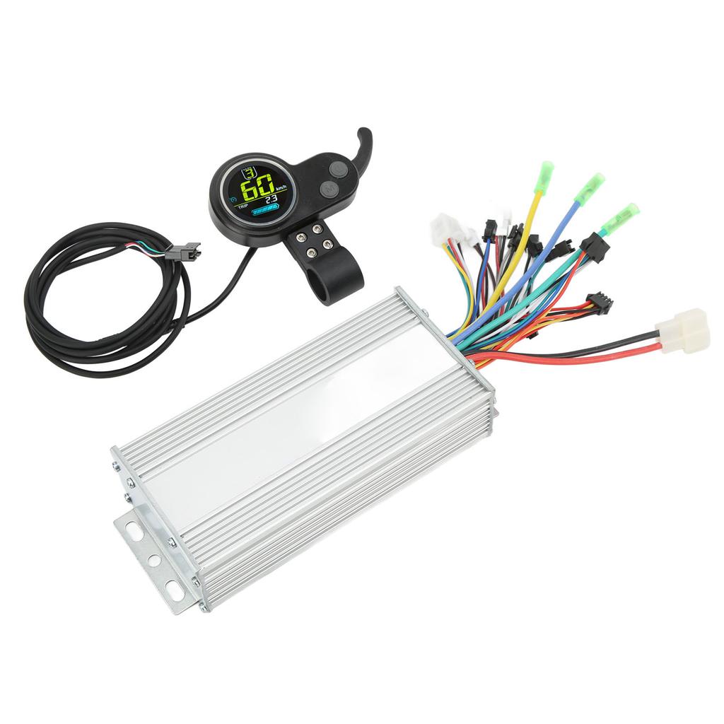 48V 60V 1000W Electric Scooter Motor Controller Kit with 2 In 1 Round Color LCD Panel Thumb