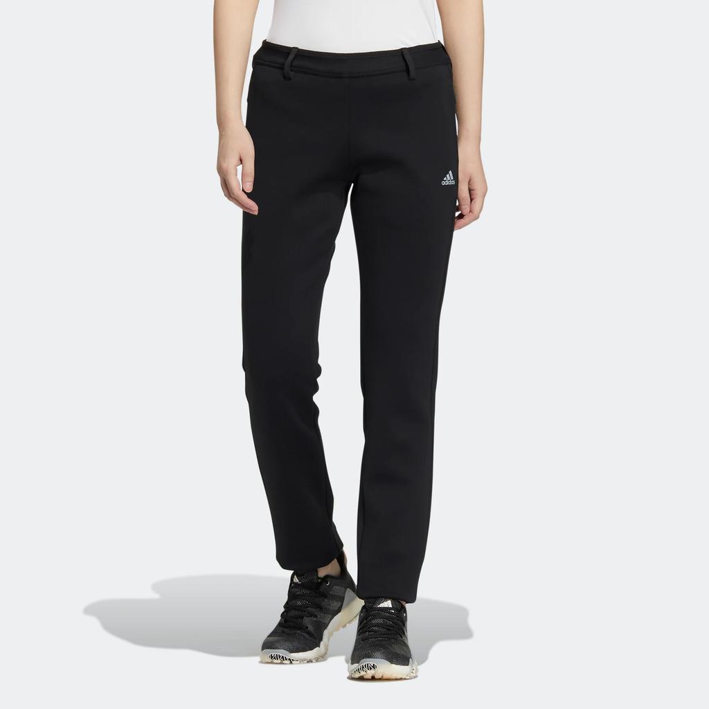 Adidas Solid Color Waistband 3D Colorful Sports Logo Pants Women Pants Black HG1714