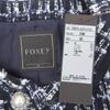 FOXEY Petit Triomphe Tweed Jacket Women's Navy 38 39873 Jacket 38 NavyUsed