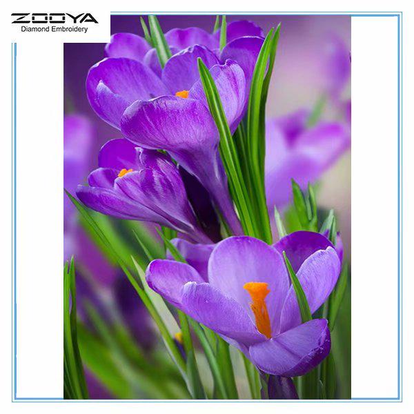 

ZOOYA DIY 3D Алмазная вышивка Цветок Крест Стежок Домашний декор