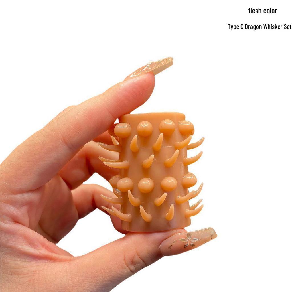 One-Hand Adult Sex Toy: Big and Small Flower Spiky Sleeves, Fun Heterosexual Sleeve.
