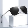 Men's Polarized Ultralight Square Frame Stainless Steel Anti-UV Sunglasses