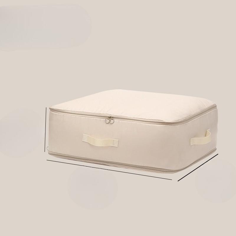 Blanket Storage Bag, Down Quilt Compression Storage Bag, Household Clothing Large-capacity Storage Gadget, Quilt Storage Bag Small бежевый