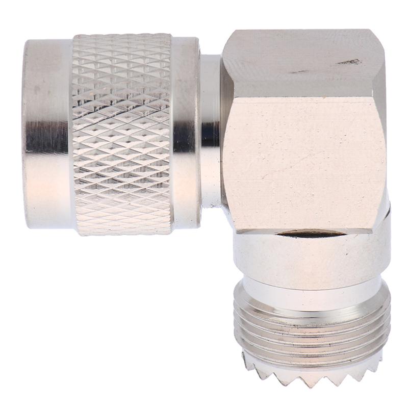 Uhf Male Pl-259 Pl259 To Uhf Female So-239 So239 Angle 90 Rf Adapter Connector