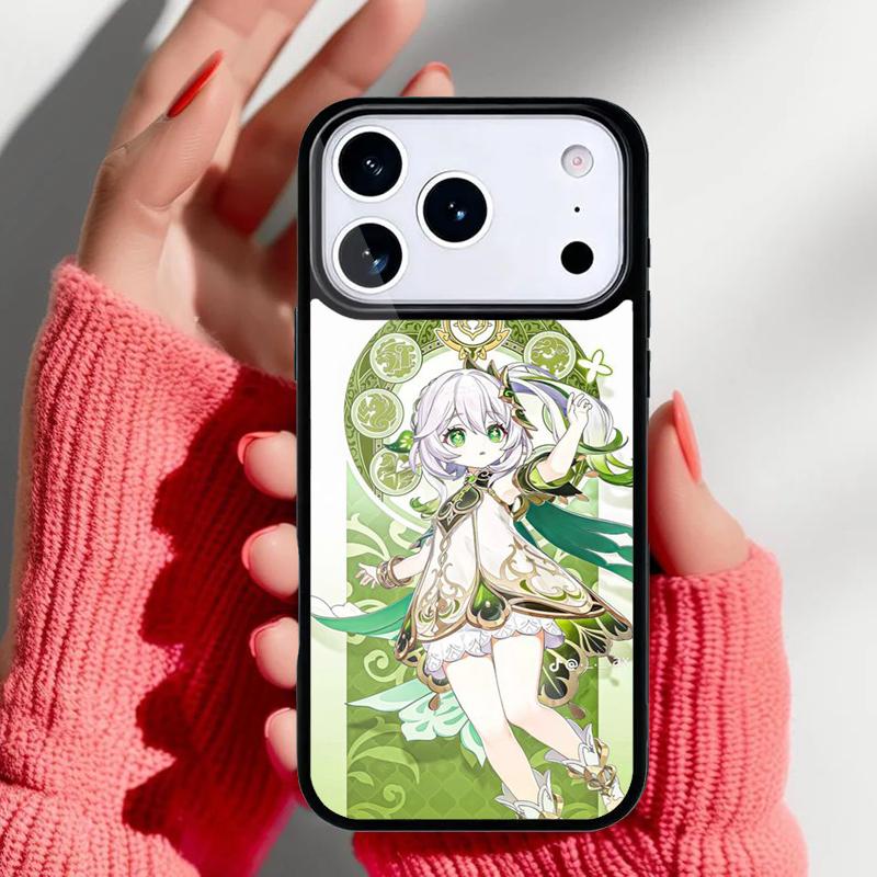 Nahida Genshin Impact Phone Case for iPhone 17 Air 16e 15 14 13 Pro Max Back Cover for 12 11 Pro Coque