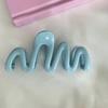Hair Claw Clip Wavy Candy Color Non Slip Strong Hold Elegant Large Women Long Thick Thin Curly Hair Clamp Fashion Hair Accessories