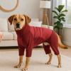 Windproof Winter Pet Jumpsuit High Collar Dog Soothing Clothes Dog Calming Wrap  Cold Weather