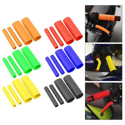 4PCS Motorcycle Handlebar Grip Brake Clutches Lever Cover Protector Soft Rubber Bar Brake Handle Silicone Sleeve