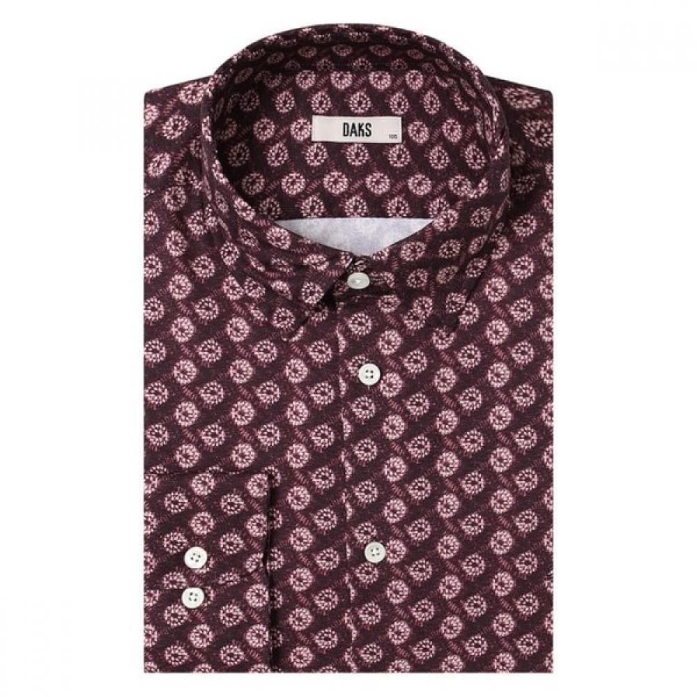 Daks Men S Cotton Blend Printed Regular Fit Shirt dma1Shcl131w1