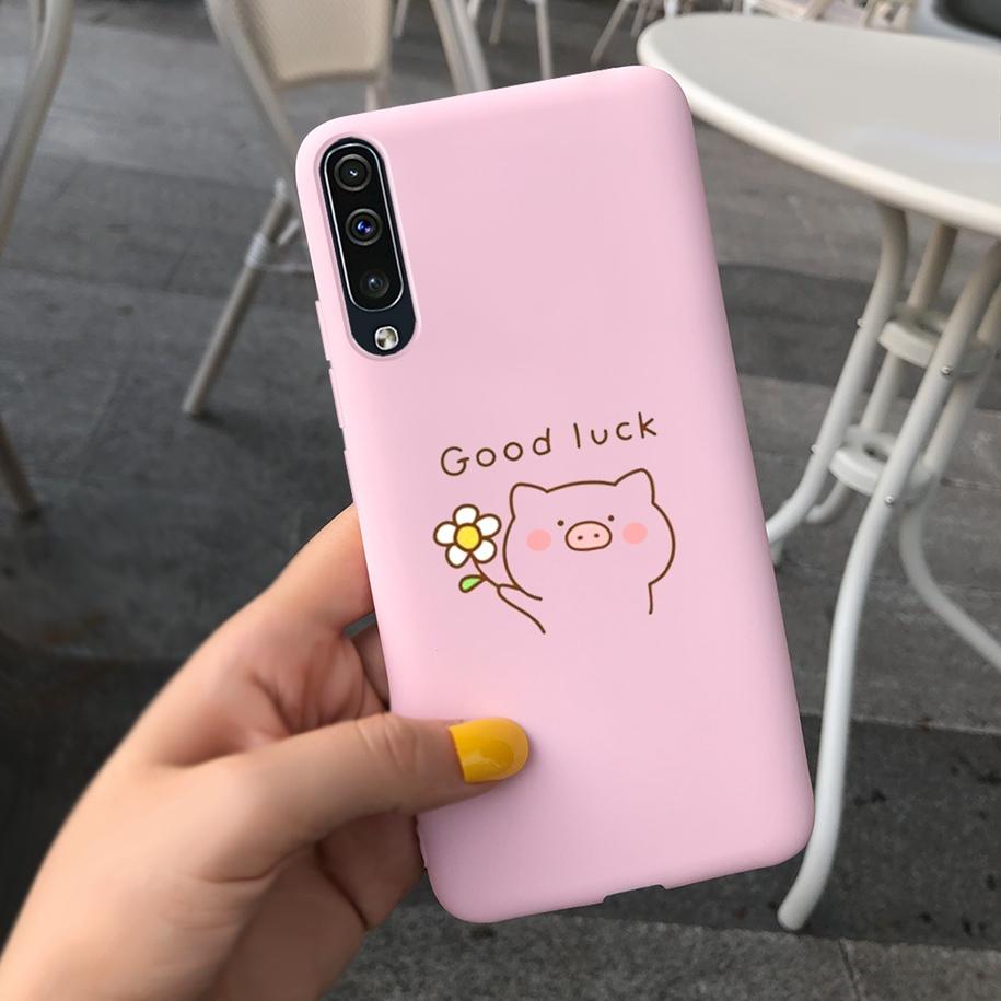 For Samsung Galaxy A70 Case Soft Rubber Tpu Phone Case Purple Lavender Cover For Samsung A70 2019 Case A 70 Back Cover A70s Case
