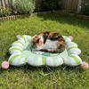 Double-Sided Ice Silk Pet Bed Wear-Resistant Dog Sleeping Mat Cute Pet Cooling Mat  Hot Weather
