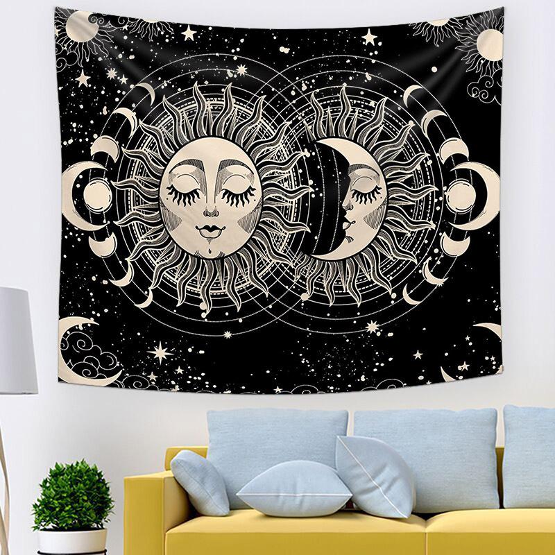 

Богемский гобелен домашний фон ткань украшение комнаты спальня изголовье кровати гобелен одеяло декор комнаты эстетичный 74x94cm(29x37in)