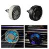 Car Vent Mini Fan Adjustable Speeds Clip on Multifunctional Compact Auto Air