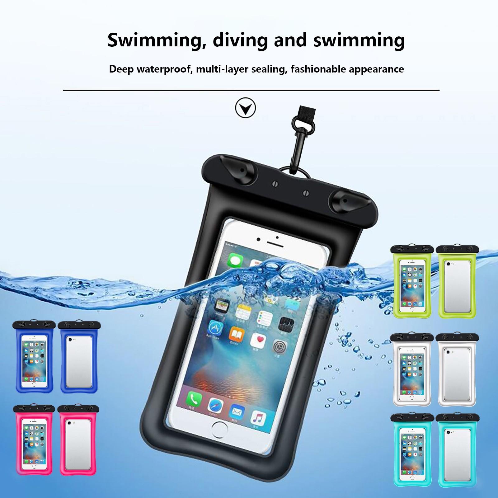 

Водонепроницаемый плавающий чехол для сухого мешка для сенсорного экрана сотового телефона IPhone