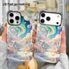 Phone Case: 2D Flat Design Suitable for iPhone 18 17 16 15 14 13 Pro Protective Case, Aurora Winter Valley, Perfect Christmas and Halloween Holiday Gi