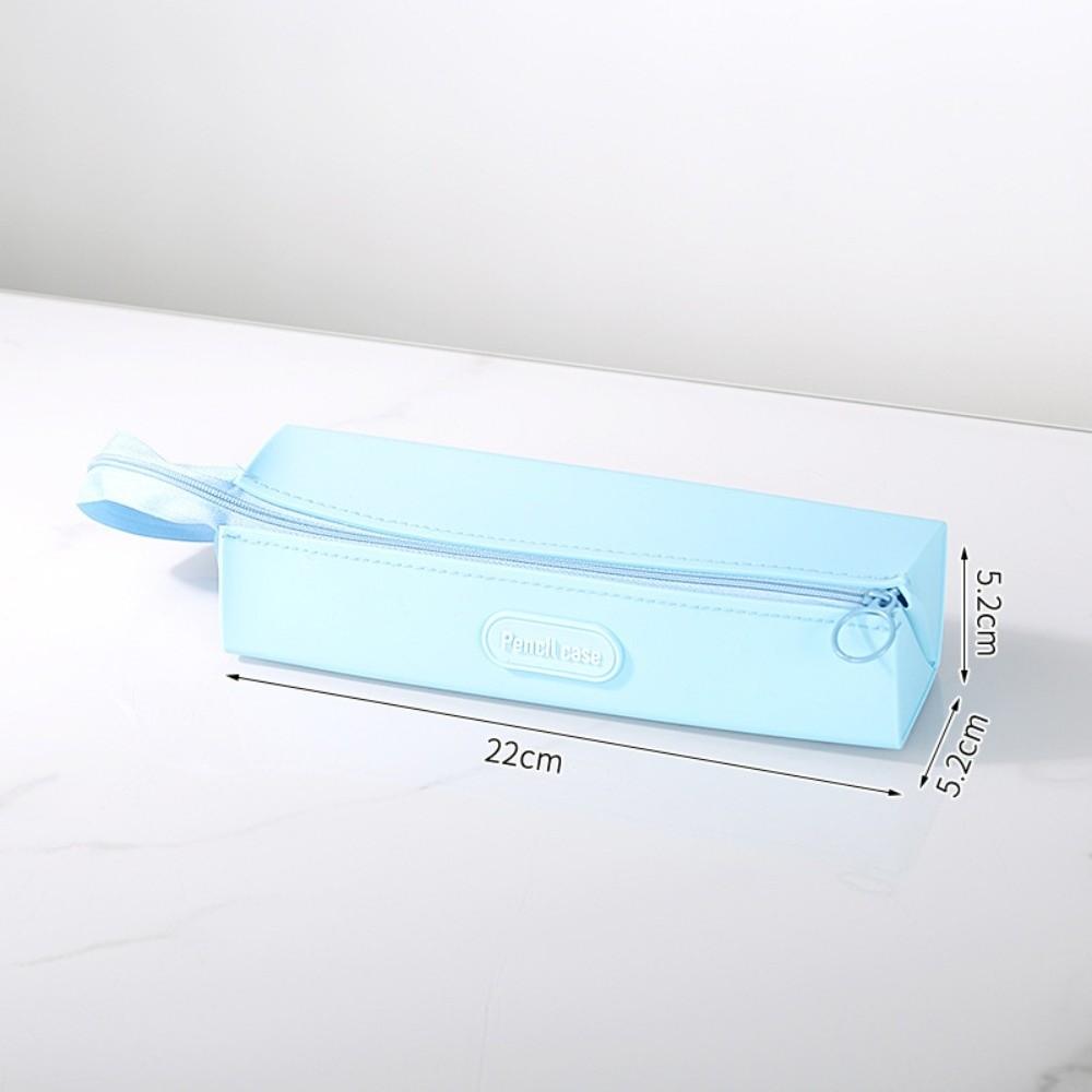 New Silicone Pen Bag Large Capacity Advanced Pencil Case Multifunctional Stationery Organizer Students