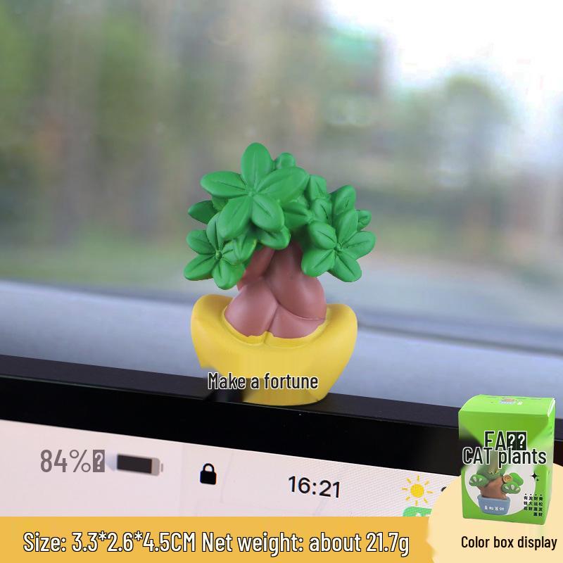 

Lucky Money Tree Car Console Decoration Monitor Standard