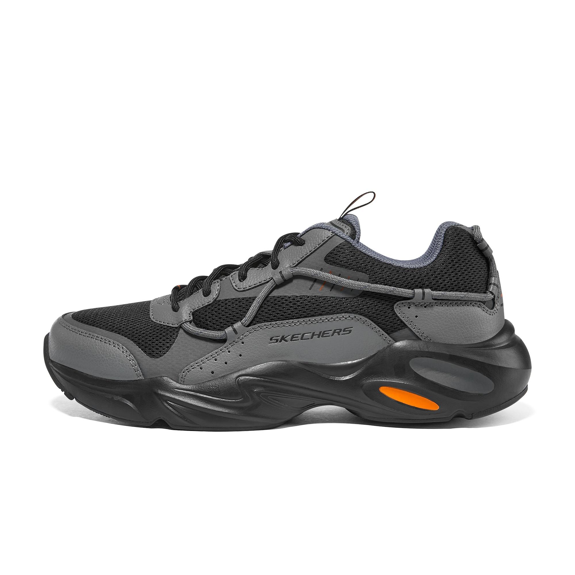 Skechers Dlites Black Gray Men s 237430-CCBK EU 42