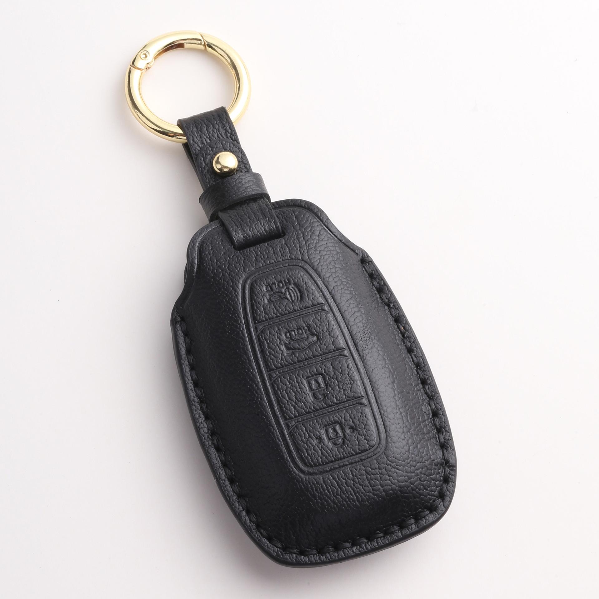 

Customized and applicable to Beijing Hyundai Motor Leading Famous Turina 25 Fista Auto Handmade High-end Key Case чёрный