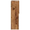 TV Cabinet with LED Lights Rustic Wood Look 12 x 11.8 x 40.2 in (30.5 x 30 x 102 cm)