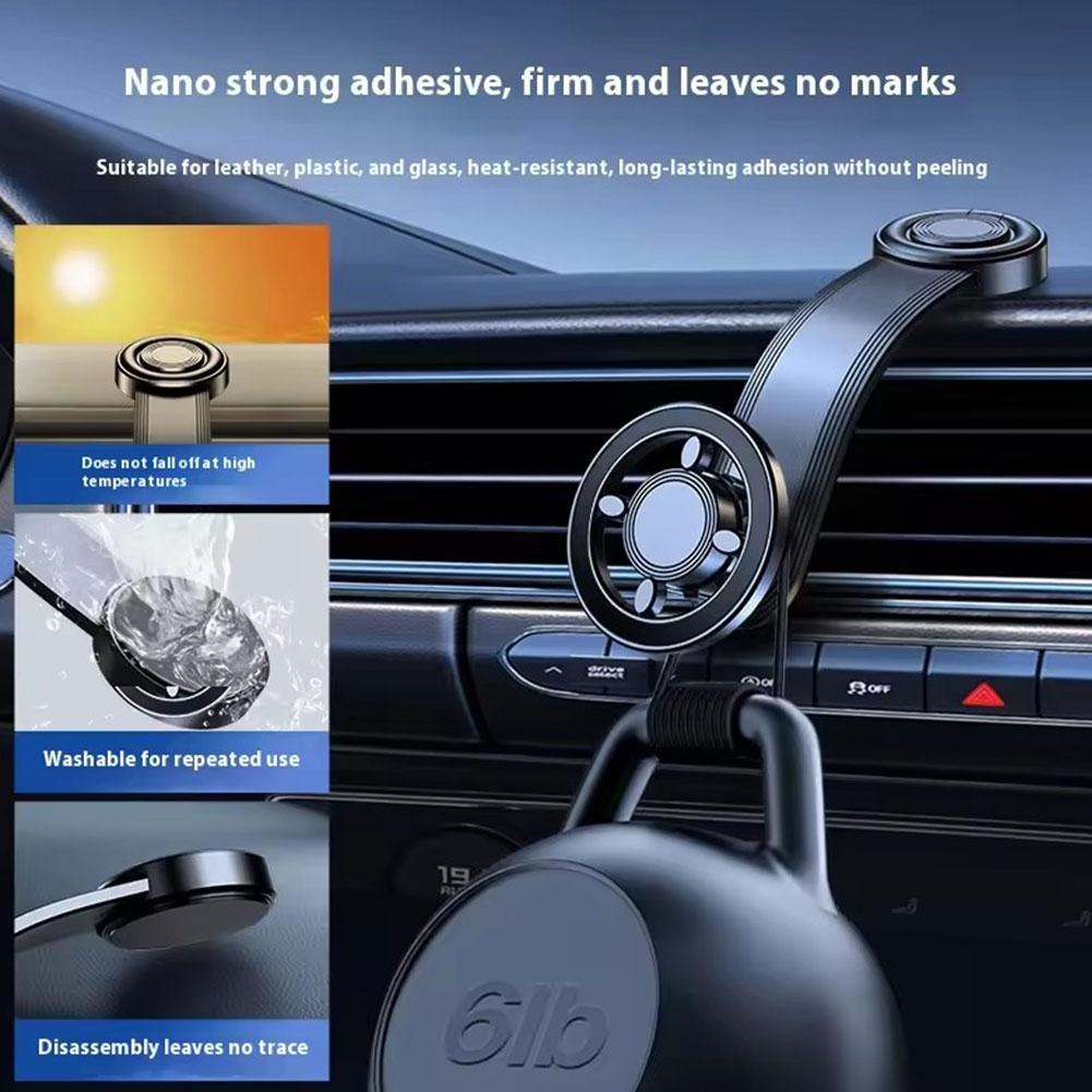 Magnetic Car Phone Holder Stand For Magsafe Car Mount Support GPS Mobile Bracket In Car For Phone 15 14 13 12 Samsung Xiaomi