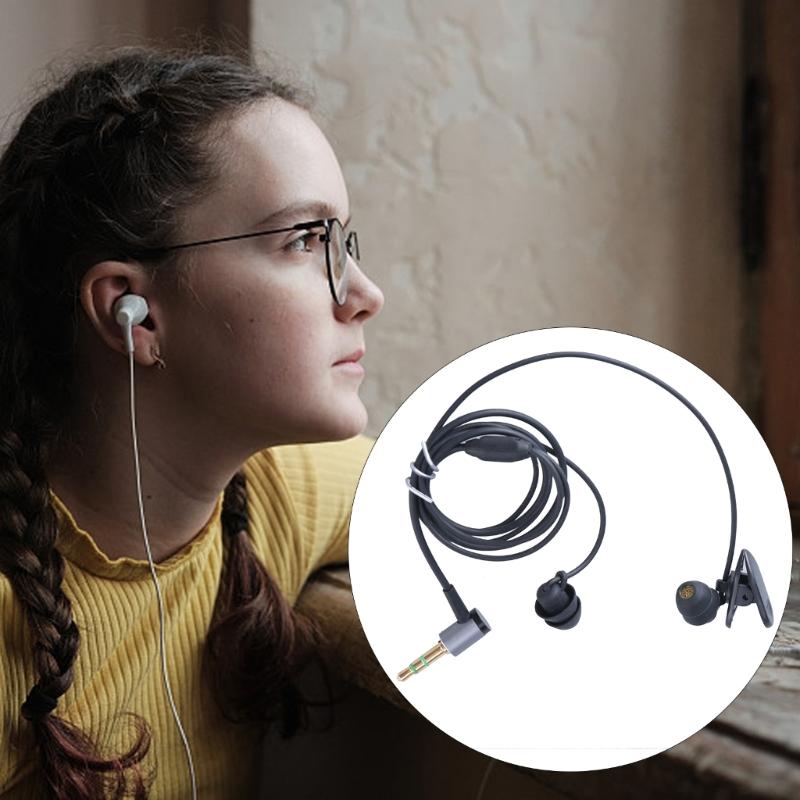 Corded Earphones Earbuds With Bass Sound 20Hz 20kHz Frequency Comfortable Fit 3.5mm Plug Earphone Headphone