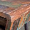 Vidaxl Desk With Iron Legs, Solid Reclaimed Wood