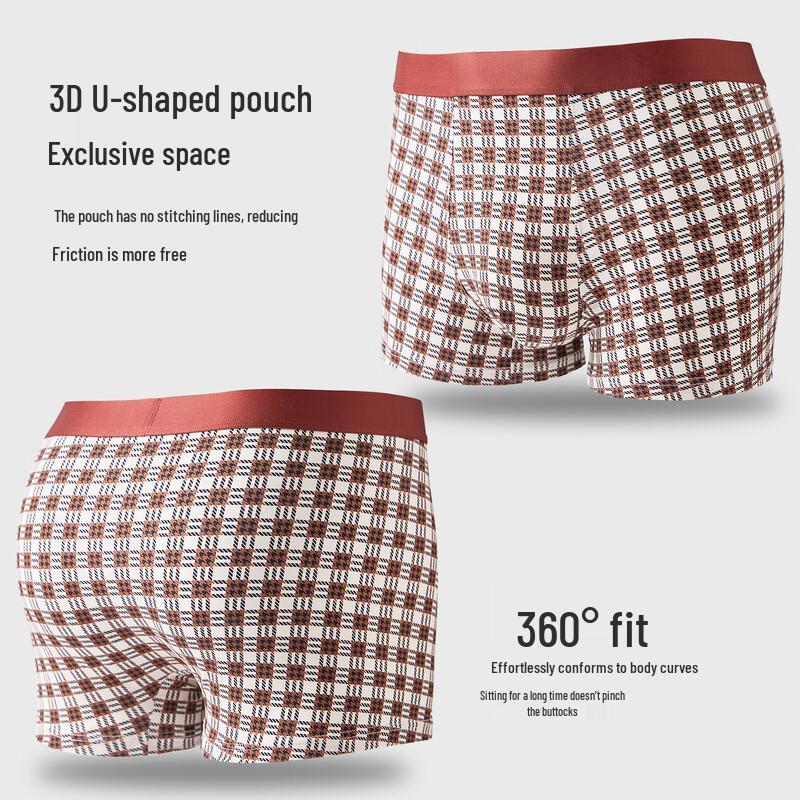 NASA x MARVEL Men's Cotton Breathable Boxers - 4-Pack
