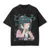 Cartoon Maomao die Apotheker-Tagebücher T-Shirt Niedliche Anime Grafik T-Shirts Gewaschen Kurzarm für Herren Damen Kleidung