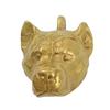 American Staffordshire Terrier, Amstaff – Keychain and necklace with a dog in a box, high-quality gold-plated product | Art-Dog