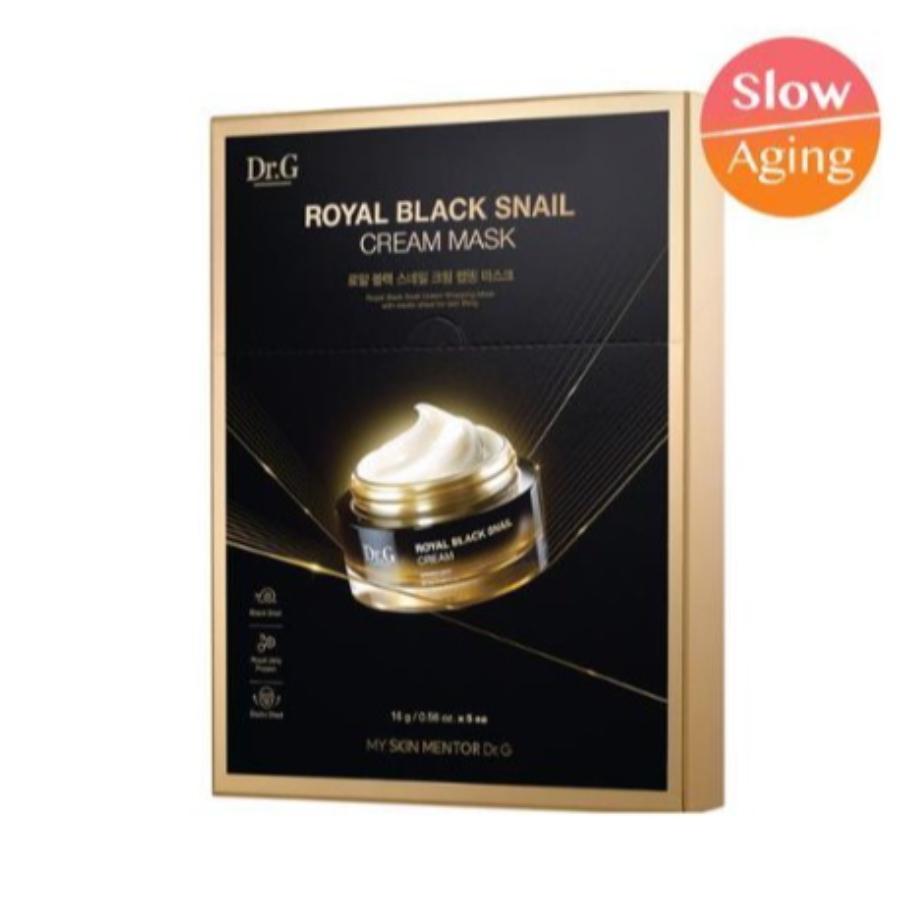 Dr.G Royal Black Snail Cream Mask Sheet 5 Sheets