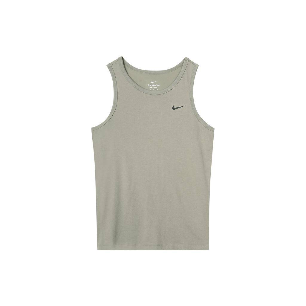 Nike Dry-Fit Running and Basketball Training Tank Top Men Tops Light-Military-Green AR6070-320