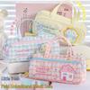 Lucky Pattern Korean Style Large Capacity Tote Pencil Case – High Appeal Stationery Bag