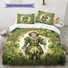 IT Pattern Bedding Quilt Set Quilt Cover Pillowcase Home Decoration Birthday Gift (1 * Duvet Cover + 2 * Pillowcase, Without Core)