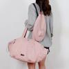 Trendy outdoor tennis bag, large capacity, detachable badminton sports bag, can be attached to a trolley, simple hand-held travel bag
